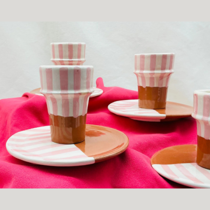 Tasse à expresso avec sous-tasse