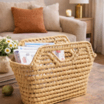 Panier en feuilles de palmier